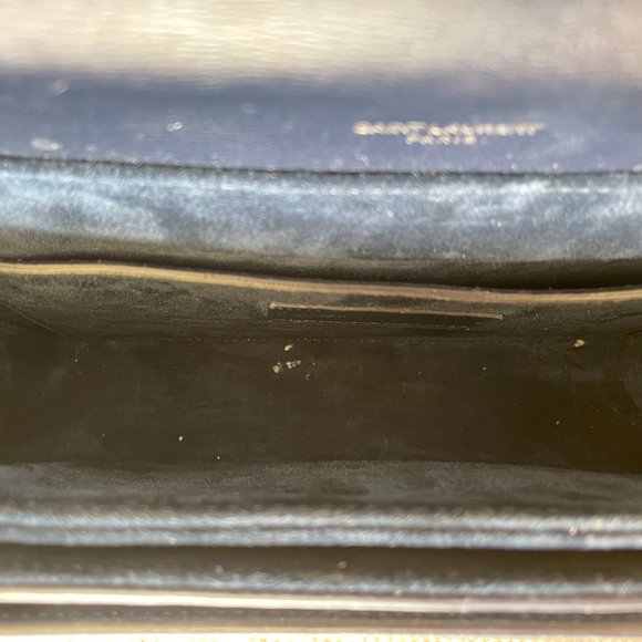 Yves Saint Laurent medium Bellechasse crossbody / Deep Marine YSL PLB482051-1217 - Picture 10 of 16